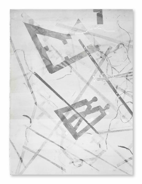 Urban Layers V (mono print) by Ira Hoffecker